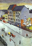 Our Street in Gray August Macke